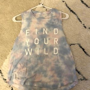Tie Dye Spiritual Gangster Tank NWOT